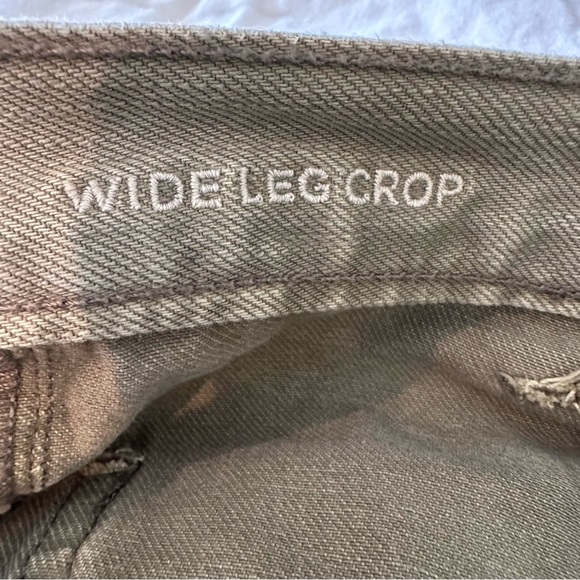 American Eagle Wide Leg Crop Jeans - Picture 6 of 8